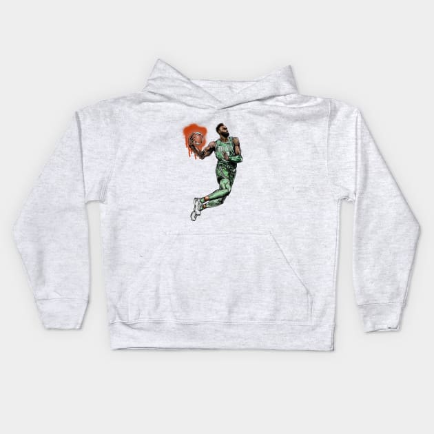 Slam Dunk Kids Hoodie by Salty Pretzel